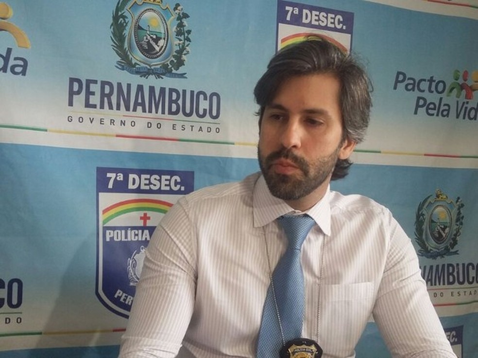 Delegado Breno Varejão coordenou ações que resultaram na prisão da quadrilha (Foto: Artur Ferraz/G1)