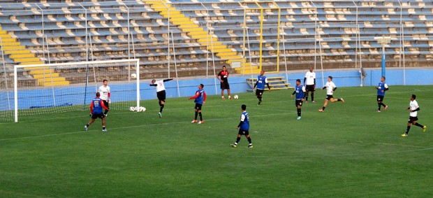 treino do São Paulo no Chile (Foto: Marcelo Prado / globoesporte.com)