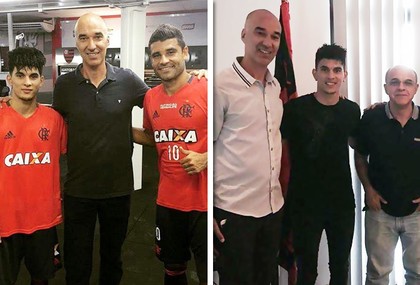 Montagem Flamengo Rayane Belaid 2 (Foto: Reprodução / Instagram)