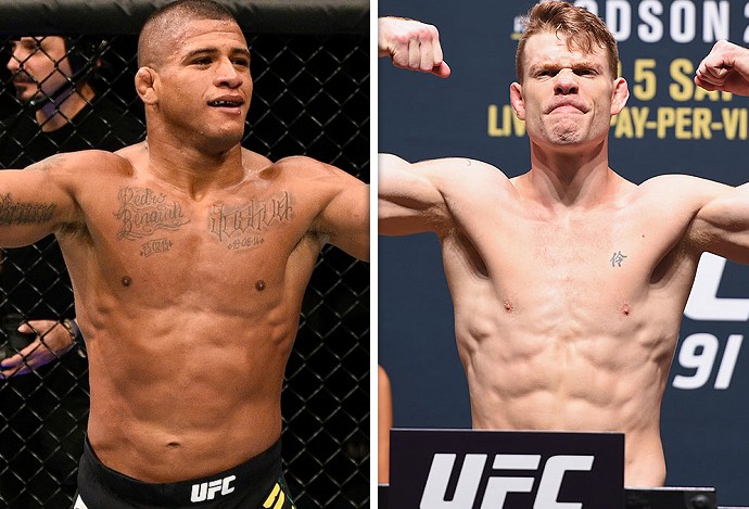 Montagem UFC Gilbert Durinho x Paul Felder (Foto: Editoria de arte)