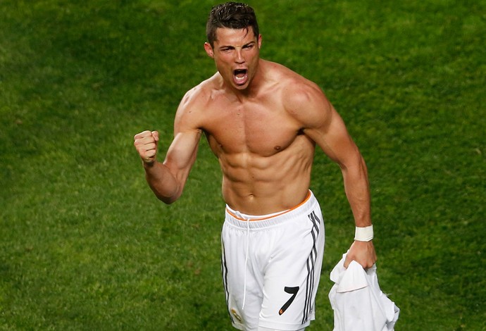 cristiano Ronaldo real madrid gol atlético de madri liga dos campeões (Foto: Agência Reuters)