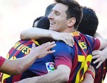 Messi faz 2, Barça vence e cola na ponta (AP)