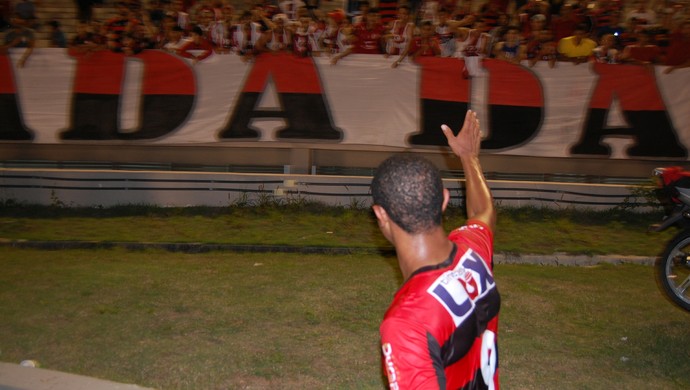 Rodrigão, atacante do Campinense (Foto: Silas Batista / GloboEsporte.com)