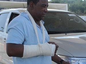 Luiz Carlos - vocalista da banda Raça Negra (Foto: Luiz Fabiano / Futura Press / Estadão Conteúdo)
