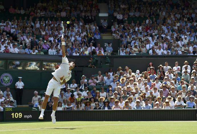 tênis Novak Djokovic Wimbledon (Foto: Reuters)