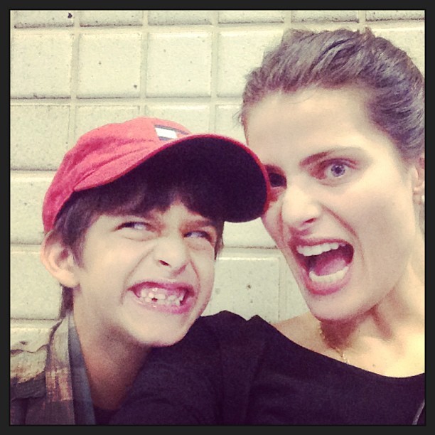Isabelli Fontana com o filho (Foto: Reprodução/ Instagram)