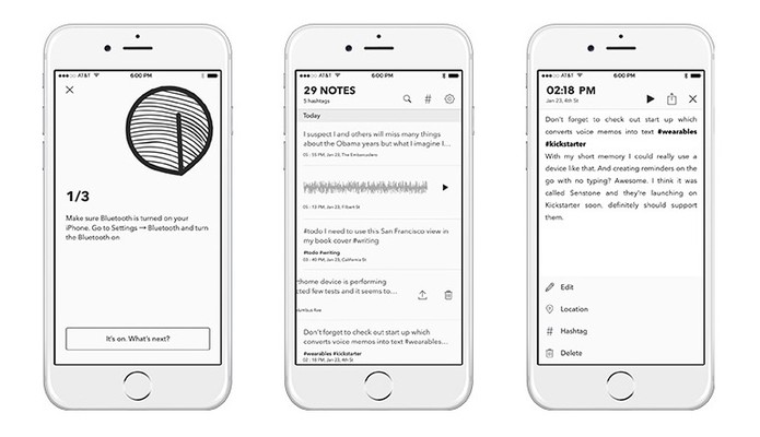 App armazena áudio e transcreve tudo em 11 idiomas (Foto: Divulgação/Senstone)