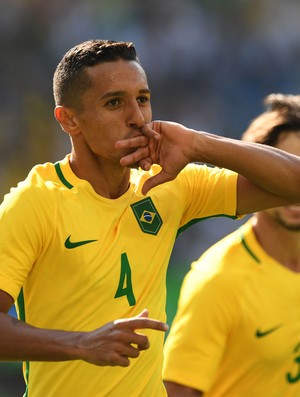 Marquinhos Brasil e Honduras olimpíada (Foto: Agência Getty Images)