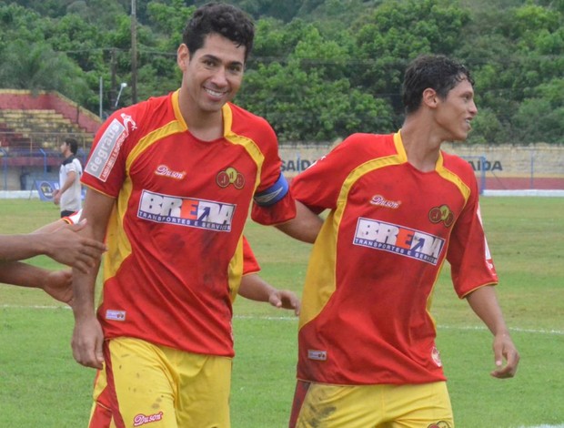 Rodrigão, centroavante do Aimoré, ainda pelo Jabaquara (Foto: Divulgação/Jabaquara)