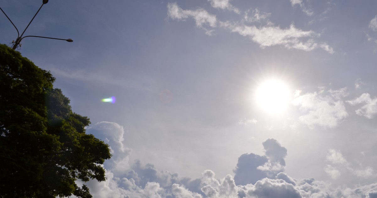 G1 Aesa prevê sol entre nuvens e chuvas esparsas no litoral da