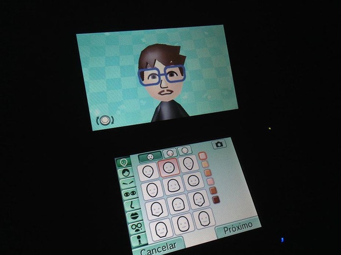 Nintendo 3DS: como editar o seu Mii no portátil (Foto: Reprodução/Murilo Molina)