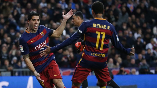 Luis Suarez gol Barcelona x Real (créditos: Reuters)
