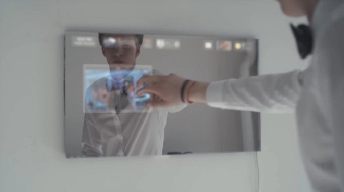 Espelho smart tem assistente igual a de super-herói com comando de voz e inteligência artificial (Foto: Divulgação/DuoAI)