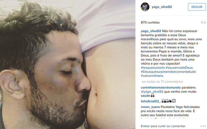 Yago, Corinthians, pai (Foto: Instagram / Reprodução)