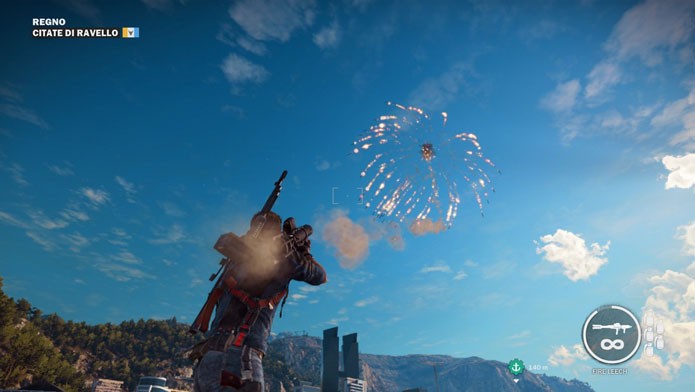 Destrua tudo em Just Cause 3 com o mod Fire Leesh More Rockets (Foto: Divulgação/Just Cause 3 Mods)