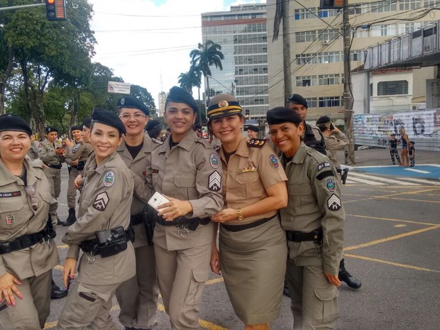 Com o passar dos anos, as policiais militares da paraíba tem conquistado respeito e admiração dos companheiros de profissão (Foto: EM5/Polícia Militar)