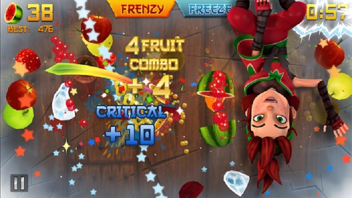 Fruit Ninja é um dos apps que mais gasta bateria do iPhone (Foto: Divulgação)