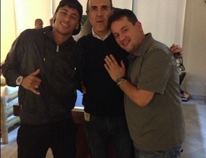 Wagner Ribeiro, Malaquias e Neymar (Foto: Reprodução / Twitter)