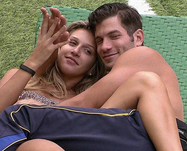 Roni e Tatiele do BBB14 (Foto: TV Globo)