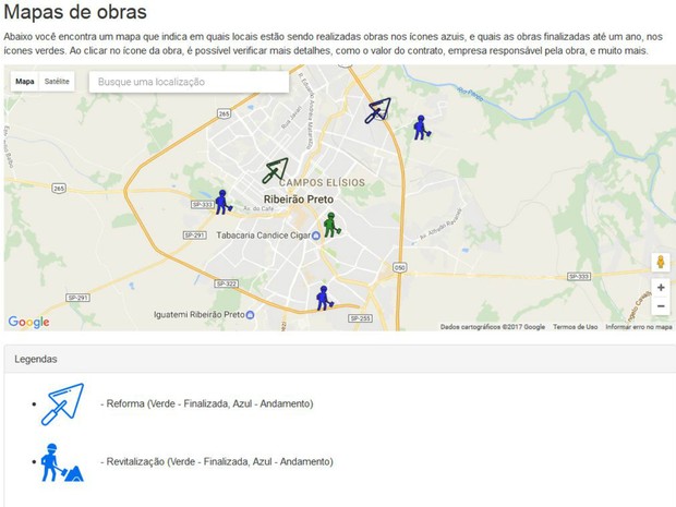 Estudantes da USP mapeiam cidades através de informações do portal da transparência e fiscalizam obras públicas (Foto: Cláudio Oliveira/EPTV)