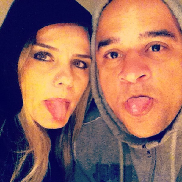 Milene Domingues e o namorado, Rubens Lopes (Foto: Instagram/ Reprodução)