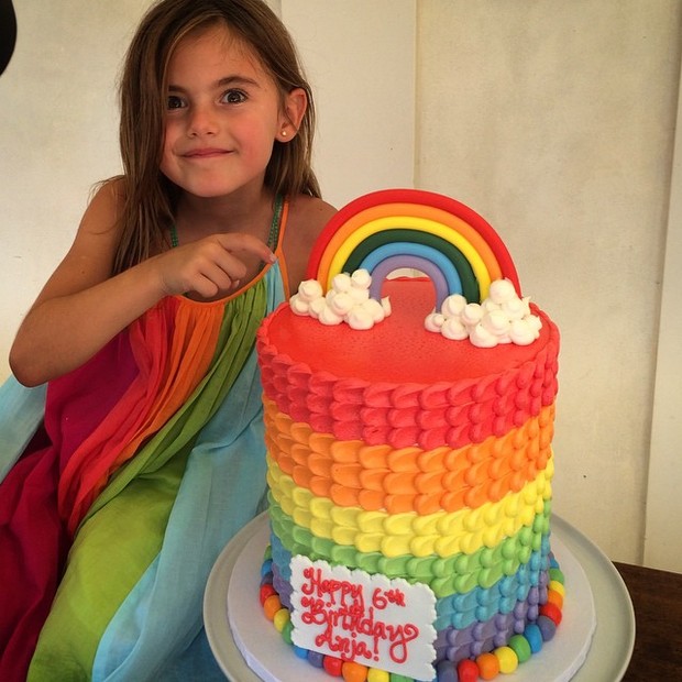 Anja, filha de Alessandra Ambrósio, comemora o aniversário de seis anos (Foto: Instagram/ Reprodução)