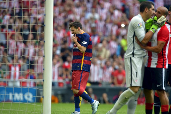 Messi Barcelona Athletic Bilbao (Foto: Reuters)