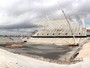 Arena Corinthians começa a receber módulos da cobertura no prédio oeste