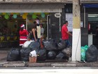 Com suspensão da coleta, ruas de Campinas acumulam sacos de lixo