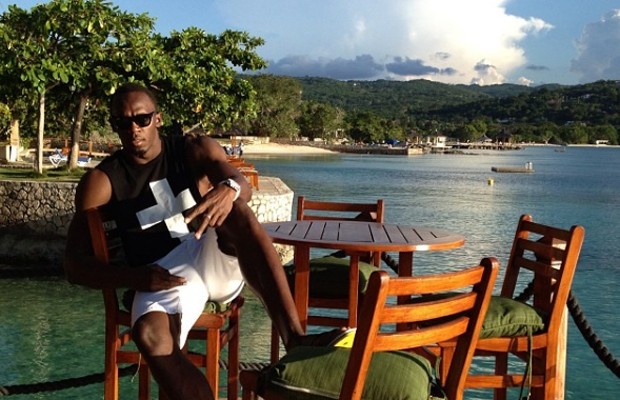 Bolt, em uma de suas viagens de férias (Foto: Reprodução/Instagram/Usain Bolt )