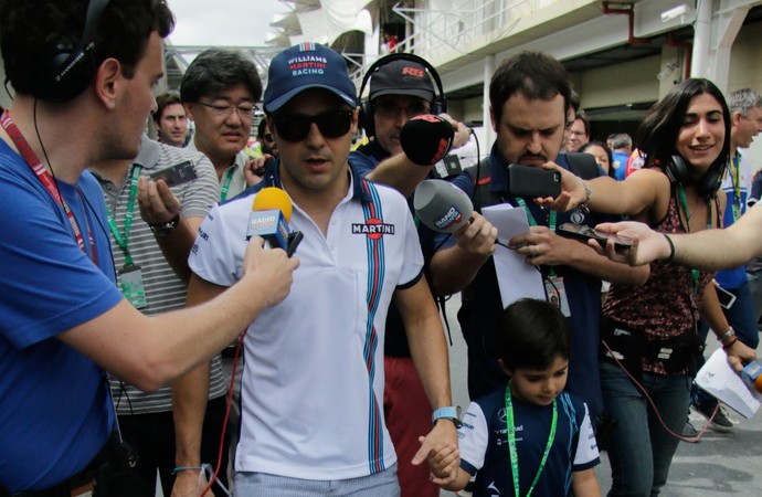 Felipe Massa no domingo de GP do Brasil (Foto: Getty Images)