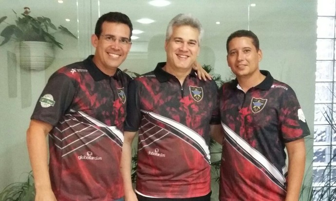 Fernando Campelo, Mark Sander e José Raimundo são os petrolinenses no Brasileiro de Tiro Prático (Foto: Fernando Campelo / Arquivo Pessoal)