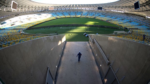 Maracanã evento teste Copa  (Foto: AFP)