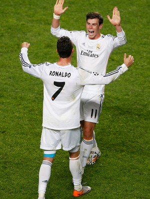 Gareth Bale cristiano Ronaldo real madrid liga dos campeões (Foto: Agência Reuters)