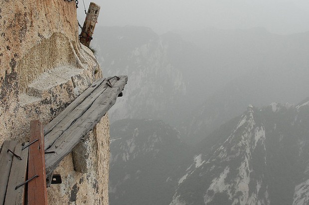 Monte Huashan, na China (Foto: Aaron Feen/Flickr)