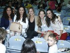 Famosos levam seus filhos a evento da Disney no Maracanazinho, no Rio.