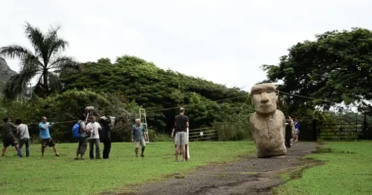G1 – Científicos simulan el “paseo” de estatuas gigantes en Isla de Pascua