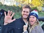 Gisele comemora vitória dos Patriots ao lado do marido Tom Brady