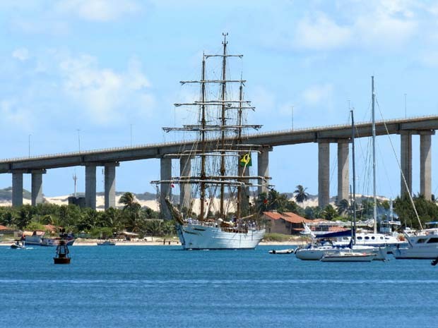 Navio-veleiro Cisne Branco representará o Brasil em competição internacional (Foto: Divulgação/Marinha do Brasil)