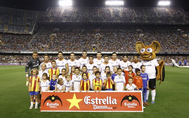 Valencia na estreia no Campeonato Espanhol (Foto: Divulgação | Valenciacf.com)
