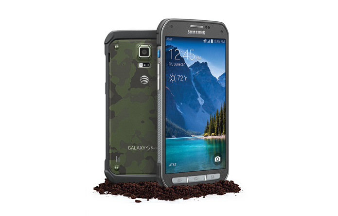 Galaxy S5 Active é uma versão do top da Samsung com materiais mais robustos (Foto: Divulgação/AT&T)
