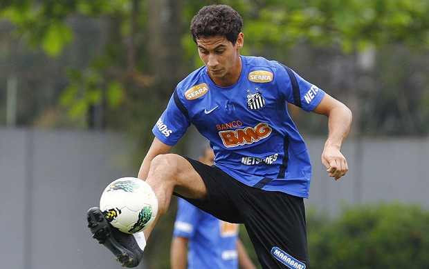 Ganso treino Santos (Foto: Ricardo Saibun/Divulgação Santos FC)