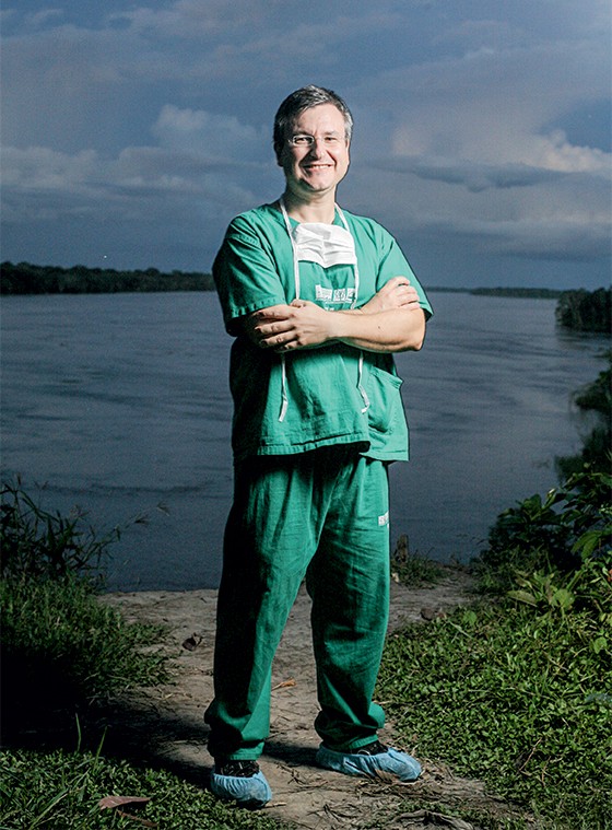 Fabio Paganini, cirurgião e voluntário na décima missão  (Foto: Rogério Cassimiro/ÉPOCA)