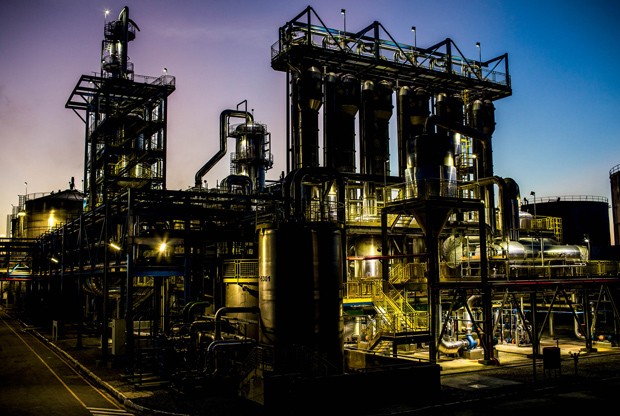 A BioFlex, usina no interior de Alagoas, começou a fabricar o etanol de segunda geração em setembro, mas o alvo da empresa  é transformar  o açúcar em  uma alternativa  ao petróleo (Foto: Guilherme Zauith)