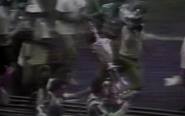 Santos comemora título da Copinha em 1984 (Foto: Reprodução / SporTV)