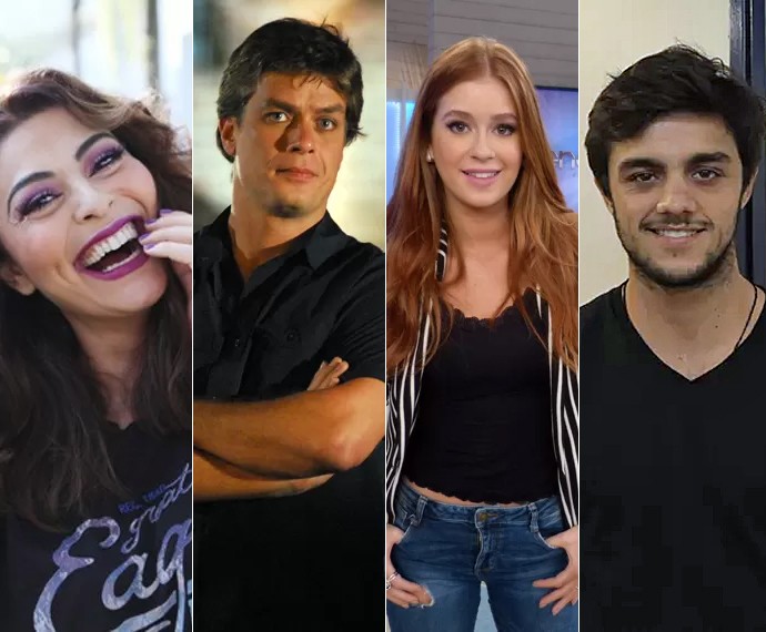 Juliana Paes, Fábio Assunção, Marina Ruy Barbosa e Felipe Simas serão os protagonistas da próxima novela das 7 (Foto: Gshow)