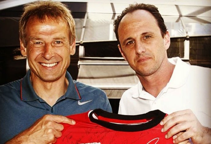 Klinsmann tira foto com Rogério Ceni, EUA (Foto: Reprodução Instagram)