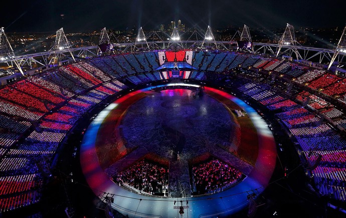 Cerimônia de abertura, Londres (Foto: Agência Reuters)