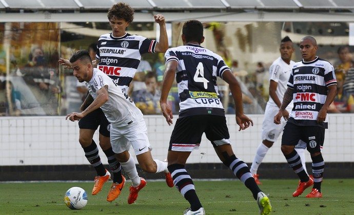 Lucas Lima - Santos x XV de Piracicaba (Foto: Ricardo Saibun / Estadão Conteúdo)