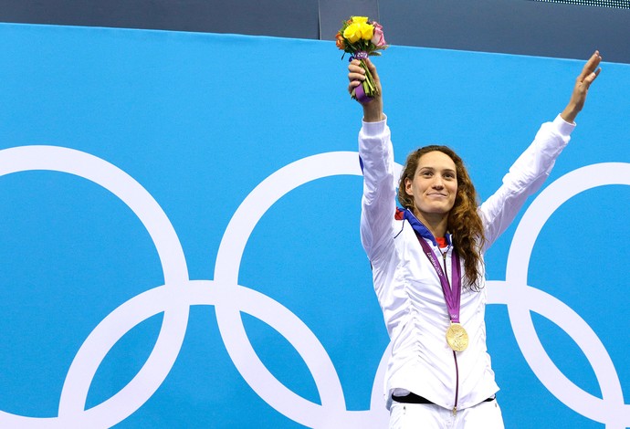 Camille Muffat natação (Foto: Agência AP )